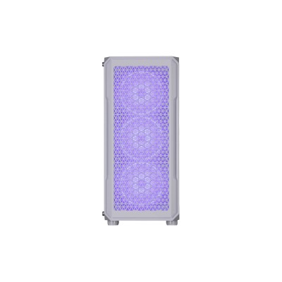 Корпус 2E GAMING Hexagon G338W без БЖ 2xUSB3.0, 1xUSBType-C, 3x120мм ARGB, 1x120мм, VGA 330мм, LCS ready, HUB, TG Side Panel, AT