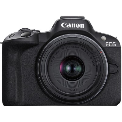 Цифр. фотокамера Canon EOS R50 + RF-S 18-45 IS STM + RF-S 55-210 IS STM Black Цифр. фотокамера Canon EOS R50 + RF-S 18-45 IS STM + RF-S 55-210 IS STM Black