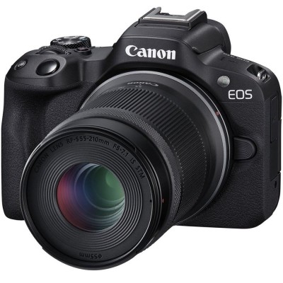 Цифр. фотокамера Canon EOS R50 + RF-S 18-45 IS STM + RF-S 55-210 IS STM Black Цифр. фотокамера Canon EOS R50 + RF-S 18-45 IS STM + RF-S 55-210 IS STM Black