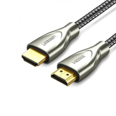 Кабель UGREEN HD131 HDMI - HDMI Carbon Fiber Zinc Alloy Cable 3m Grey Кабель UGREEN HD131 HDMI - HDMI Carbon Fiber Zinc Alloy Cable 3m Grey