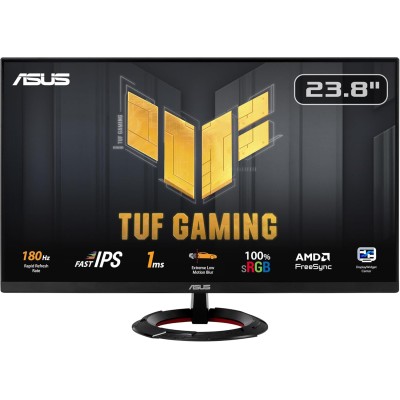 Монітор Asus 23.8" TUF Gaming VG249Q3R 2xHDMI, DP, MM, IPS, 180Hz, 1ms, sRGB 100%, AdaptiveSync