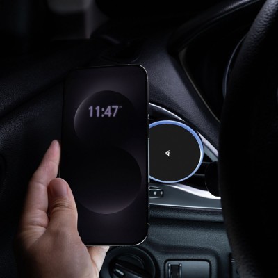 Автомобільний тримач з Бездротовим ЗП Proove UNO 15W (WHUN15002001) black