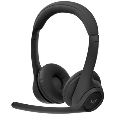 Головні бездротові навушники накладні з вбудованим мікрофоном LOGITECH Zone 305 - MIDNIGHT BLACK - 2.4GHZ/BT - PLUGC - EMEA28-93 Головні бездротові навушники накладні з вбудованим мікрофоном LOGITECH Zone 305 - MIDNIGHT BLACK - 2.4GHZ/BT - PLUGC - EMEA28-93