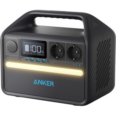 Зарядна станція ANKER 535 PowerHouse - 512Wh/AC 500W/60W 1xPD/3xUSB/1xCar/MPPT