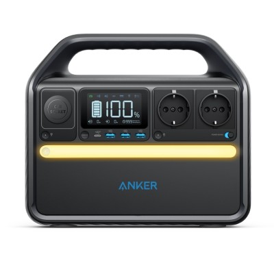 Зарядна станція ANKER 535 PowerHouse - 512Wh/AC 500W/60W 1xPD/3xUSB/1xCar/MPPT