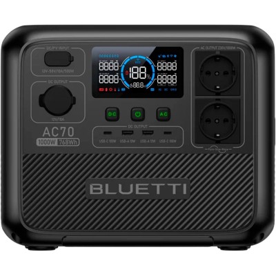 Зарядна станція Bluetti AC70 1000W (768Wh)