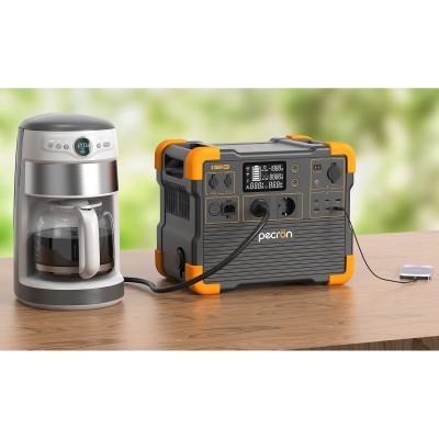 Зарядна станція Pecron E1500LFP - 1536Wh/AC 2200W/100W 1xPD/4xUSB/1xCar/Qi/UPS/MPPT