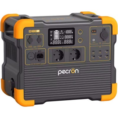 Зарядна станція Pecron E2400LFP - 2048Wh/AC 2400W/2xPD/4xUSB/1xCar/2xDC/UPS/MPPT