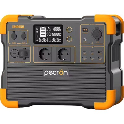 Зарядна станція Pecron E2400LFP - 2048Wh/AC 2400W/2xPD/4xUSB/1xCar/2xDC/UPS/MPPT