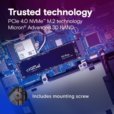 Накопичувач SSD Crucial M.2 4TB PCIe 4.0 P3 Plus (CT4000P3PSSD8)