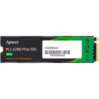SSD внутрішні APACER AS2280Q4X M.2 PCIe 512GB (AP512GAS2280Q4X-1)