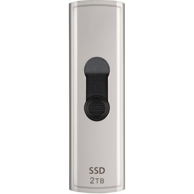 ssd зовнішній TRANSCEND 2TB ESD320A, USB 10Gbps, Type-A, Silver комп'ютерний запам'ятовувальний пристрій