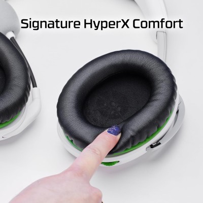 Гарнітура HyperX Cloud Stinger 2 Xbox, mini-jack, біло-зелений (75X28AA)