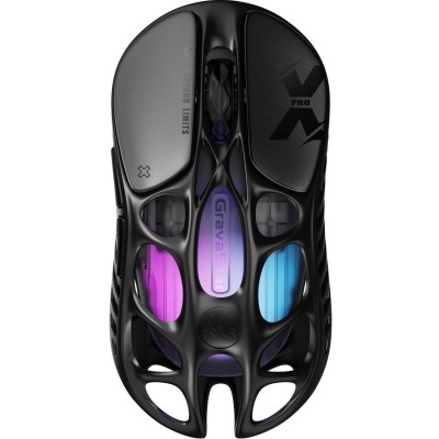 Миша GravaStar Mercury X Pro, 8K, BT/WL/USB-A, RGB, чорний Миша GravaStar Mercury X Pro, 8K, BT/WL/USB-A, RGB, чорний