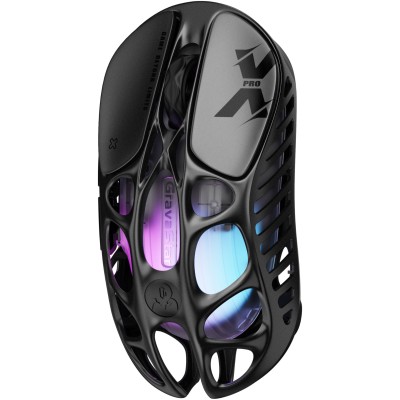 Миша GravaStar Mercury X Pro, 8K, BT/WL/USB-A, RGB, чорний Миша GravaStar Mercury X Pro, 8K, BT/WL/USB-A, RGB, чорний