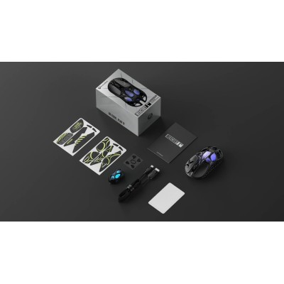 Миша GravaStar Mercury X Pro, 8K, BT/WL/USB-A, RGB, чорний Миша GravaStar Mercury X Pro, 8K, BT/WL/USB-A, RGB, чорний