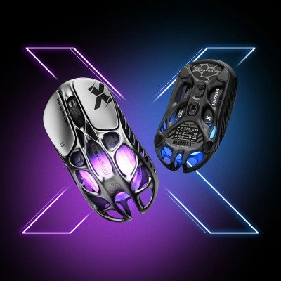Миша GravaStar Mercury X, BT/WL/USB-A, RGB, сірий Миша GravaStar Mercury X, BT/WL/USB-A, RGB, сірий