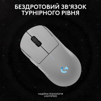 Миша LOGITECH G PRO 2 Wireless LIGHTSPEED - WHITE (L910-007302)