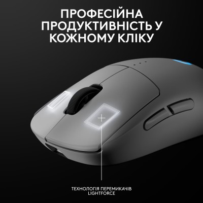 Миша LOGITECH G PRO 2 Wireless LIGHTSPEED - WHITE (L910-007302)