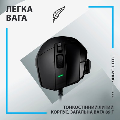 Миша LOGITECH G502 X, Black, USB (910-006138)