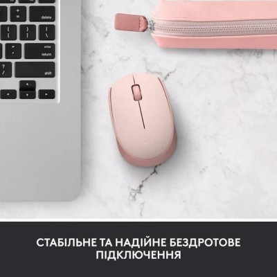 Миша LOGITECH M171 Wireless Mouse - Rose