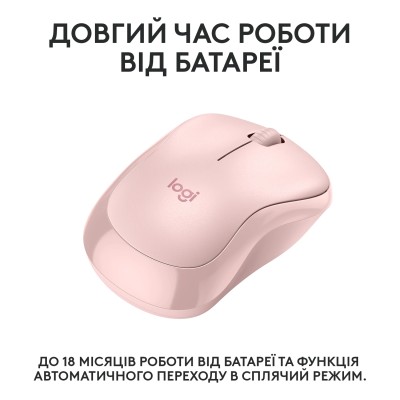Миша LOGITECH M240 Silent Bluetooth, Rose Миша LOGITECH M240 Silent Bluetooth, Rose