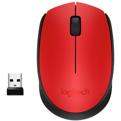 Миша LOGITECH Wireless Mouse M171 червоний Миша LOGITECH Wireless Mouse M171 червоний