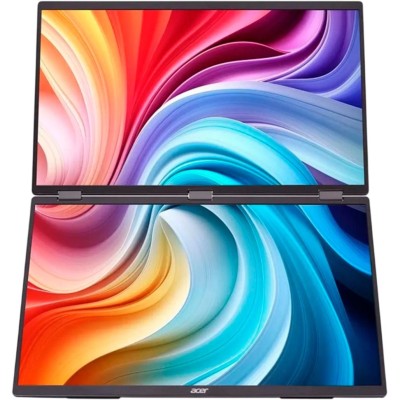 Монiтор ACER 18.5" Dual Portable PD193QEbmiuux (UM.XP3EE.E01) IPS FHD 100Hz HDMI 2*USB-C VESA MM