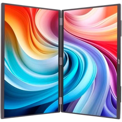 Монiтор ACER 18.5" Dual Portable PD193QEbmiuux (UM.XP3EE.E01) IPS FHD 100Hz HDMI 2*USB-C VESA MM