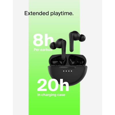 Навушники TWS Belkin Soundform Rhythm True Wireless (AUC012BTBK) чорний