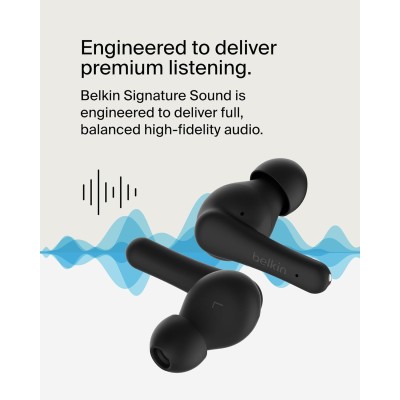 Навушники TWS Belkin Soundform Rhythm True Wireless (AUC012BTBK) чорний