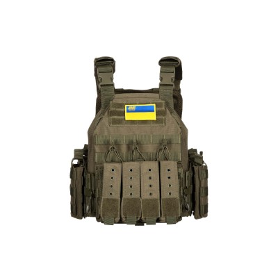 Плитоноска 2Е, Тип 3, Combat, швидке скидання, зелена
