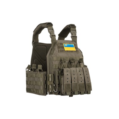 Плитоноска 2Е, Тип 3, Combat, швидке скидання, зелена