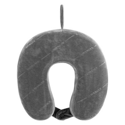 Подушка флісова, Wenger, Memory Foam Travel Neck Pillow, сірий