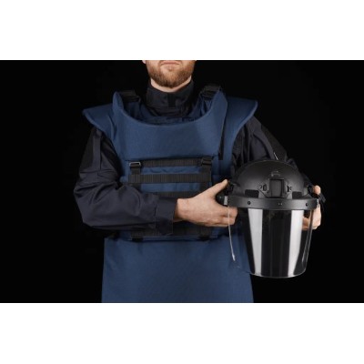 Протиуламковий комплект Українська Броня HDA (Humanitarian Demining Apron), клас захисту ДСТУ 2, розмір S-M, синій Протиуламковий комплект Українська Броня HDA (Humanitarian Demining Apron), клас захисту ДСТУ 2, розмір S-M, синій