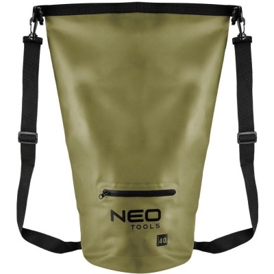 Рюкзак сумка Neo Tools, PVC 500D, 40л, водонепроникна, зелена Рюкзак сумка Neo Tools, PVC 500D, 40л, водонепроникна, зелена