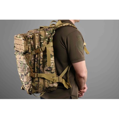 Рюкзак тактичний 2Е, 45L, Laser Cut, камуфляж (2E-MILTACBKP-45L-MC) Рюкзак тактичний 2Е, 45L, Laser Cut, камуфляж (2E-MILTACBKP-45L-MC)