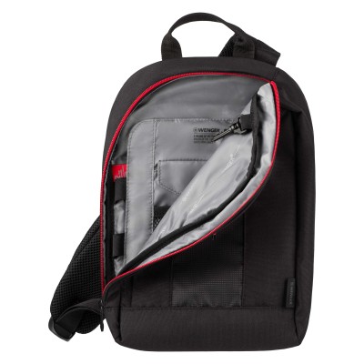 Рюкзак-монослінг Wenger, Monosling Shoulder Bag, чорний (611876) Рюкзак-монослінг Wenger, Monosling Shoulder Bag, чорний (611876)