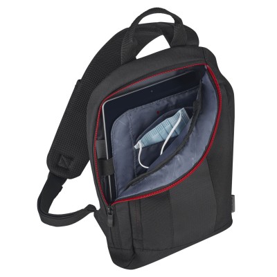 Рюкзак-монослінг Wenger, Monosling Shoulder Bag, чорний (611876) Рюкзак-монослінг Wenger, Monosling Shoulder Bag, чорний (611876)