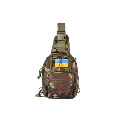 Сумка Слінг 2Е Tactical Laser Cut 2.5л, темний камуфляж (2E-MILSLIBAG-Y09L-WC) Сумка Слінг 2Е Tactical Laser Cut 2.5л, темний камуфляж (2E-MILSLIBAG-Y09L-WC)