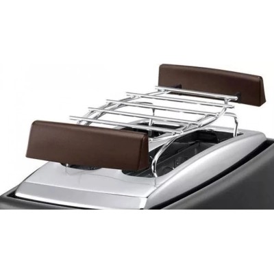 Тостер DeLonghi Icona Vintage 900Вт, метал, односторонній підігрів, чорний (CTOV2103BK) Тостер DeLonghi Icona Vintage 900Вт, метал, односторонній підігрів, чорний (CTOV2103BK)