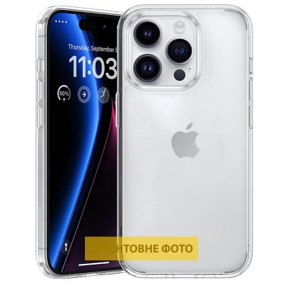 TPU чохол Epic Transparent 1,5mm для Apple iPhone 17 (6.3") Безбарвний (прозорий) TPU чохол Epic Transparent 1,5mm для Apple iPhone 17 (6.3") Безбарвний (прозорий)