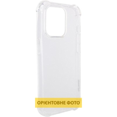 TPU чохол GETMAN Ease logo посилені кути для Apple iPhone 17 (6.3") Безбарвний (прозорий) TPU чохол GETMAN Ease logo посилені кути для Apple iPhone 17 (6.3") Безбарвний (прозорий)