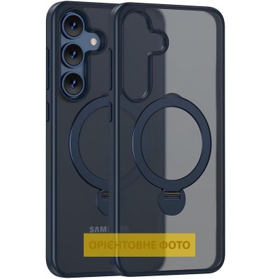 TPU+PC чохол MagSafe Colorful HQ Ring для Samsung Galaxy S25 Edge Dark Blue TPU+PC чохол MagSafe Colorful HQ Ring для Samsung Galaxy S25 Edge Dark Blue
