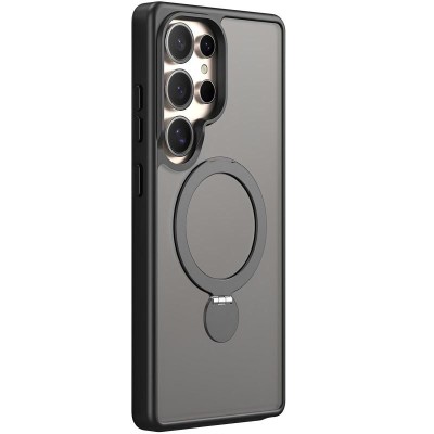 TPU+PC чохол MagSafe Colorful HQ Ring для Samsung Galaxy S25 Ultra Black TPU+PC чохол MagSafe Colorful HQ Ring для Samsung Galaxy S25 Ultra Black