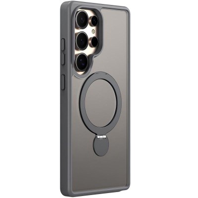 TPU+PC чохол MagSafe Colorful HQ Ring для Samsung Galaxy S25 Ultra Grey TPU+PC чохол MagSafe Colorful HQ Ring для Samsung Galaxy S25 Ultra Grey