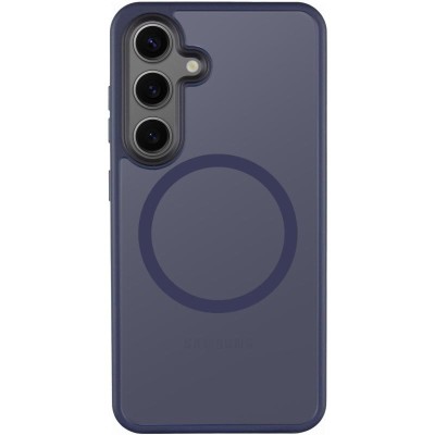 TPU+PC чохол Metal Buttons with MagSafe Colorful для Samsung Galaxy S25 Edge Синій / Navy Blue TPU+PC чохол Metal Buttons with MagSafe Colorful для Samsung Galaxy S25 Edge Синій / Navy Blue