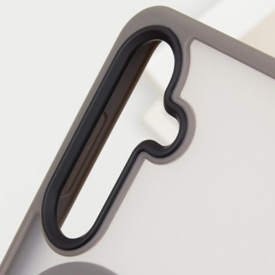 TPU+PC чохол Metal Buttons with MagSafe Colorful для Samsung Galaxy S25 Edge Сірий / Grey TPU+PC чохол Metal Buttons with MagSafe Colorful для Samsung Galaxy S25 Edge Сірий / Grey