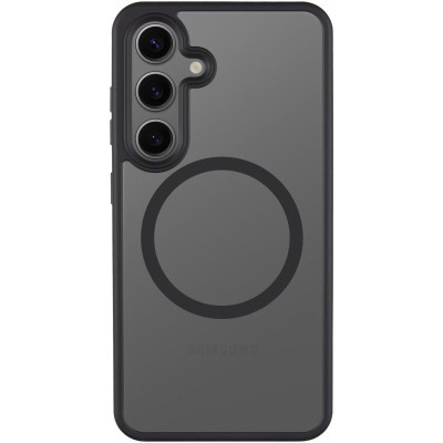 TPU+PC чохол Metal Buttons with MagSafe Colorful для Samsung Galaxy S25 Edge Чорний / Black TPU+PC чохол Metal Buttons with MagSafe Colorful для Samsung Galaxy S25 Edge Чорний / Black