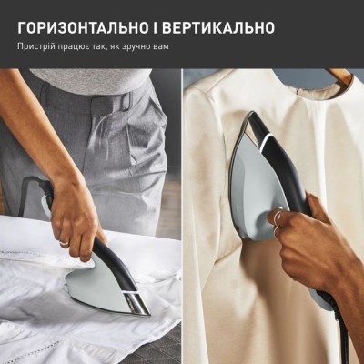 Відпарювач Tefal компактний Duo Power 2в1, 1700Вт, 400мл, паровий удар -180гр, постійна пара - 25гр, керам. підошва, світло-зеле Відпарювач Tefal компактний Duo Power 2в1, 1700Вт, 400мл, паровий удар -180гр, постійна пара - 25гр, керам. підошва, світло-зеле